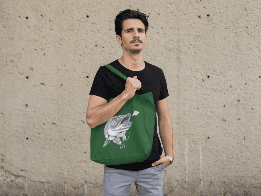 muž s plátenou taškou - Šťuka mk